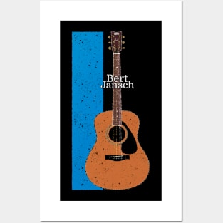 Bert Jansch Yamaha Acoustic Guitar Posters and Art